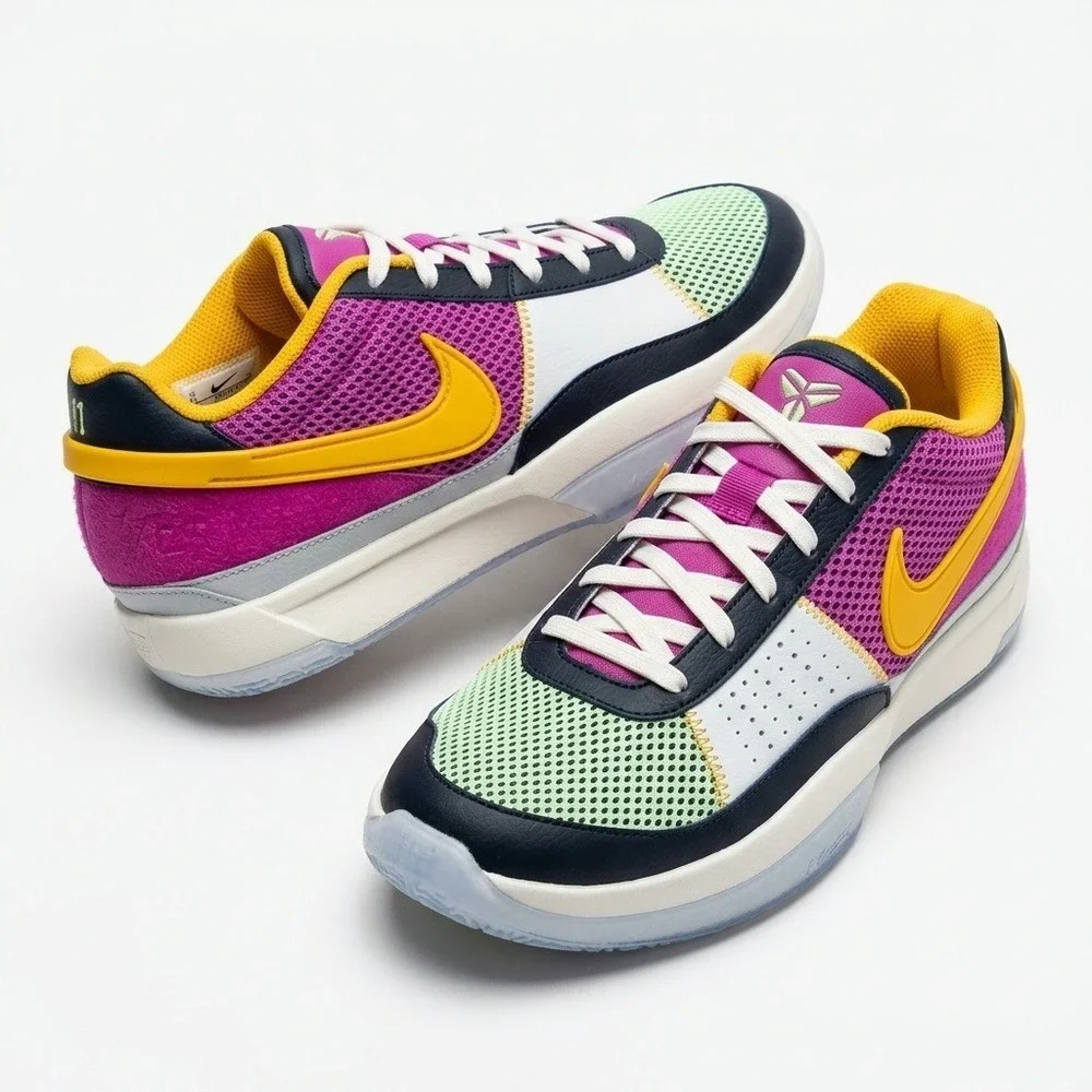 NIKE Basketball Shoes‎ Boys 7Y Multi-Color New Ja 1 Signature FN4977-100 Box